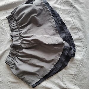 Gray and Black Layered Shorts